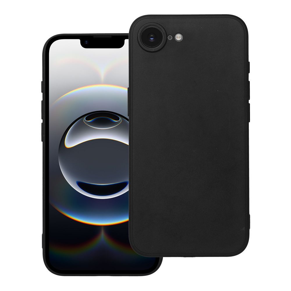 Fodral för Apple iPhone 17e / 16e, OEM, Mjuk, Svart