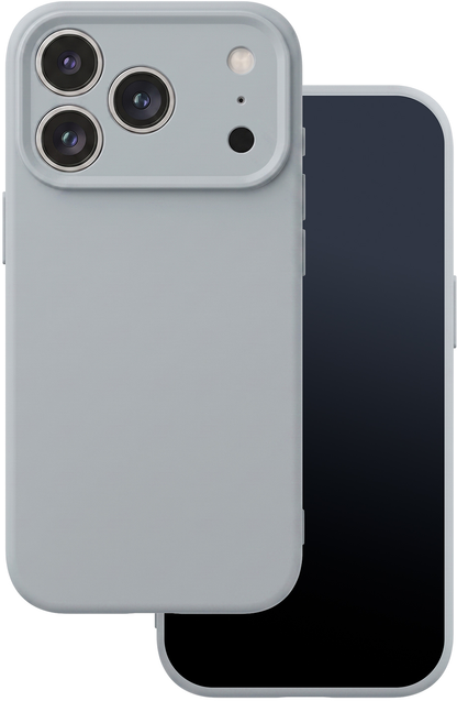 Fodral för Apple iPhone 17 Pro, OEM, silikon, grå