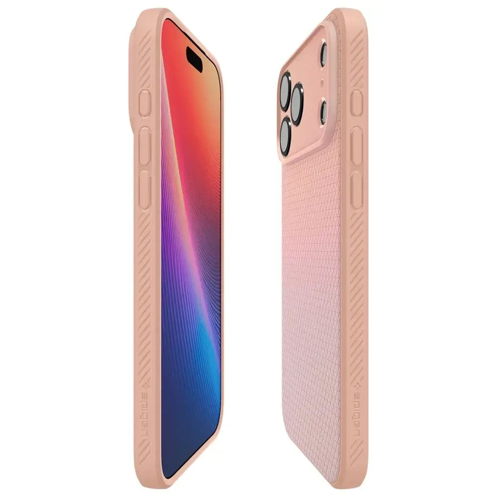Fodral för Apple iPhone 18 Pro Max / 17 Pro Max, Spigen, Liquid Air, Rosa ACS12115