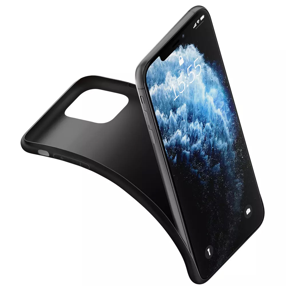 Fodral för Apple iPhone 11, 3MK, Matt svart