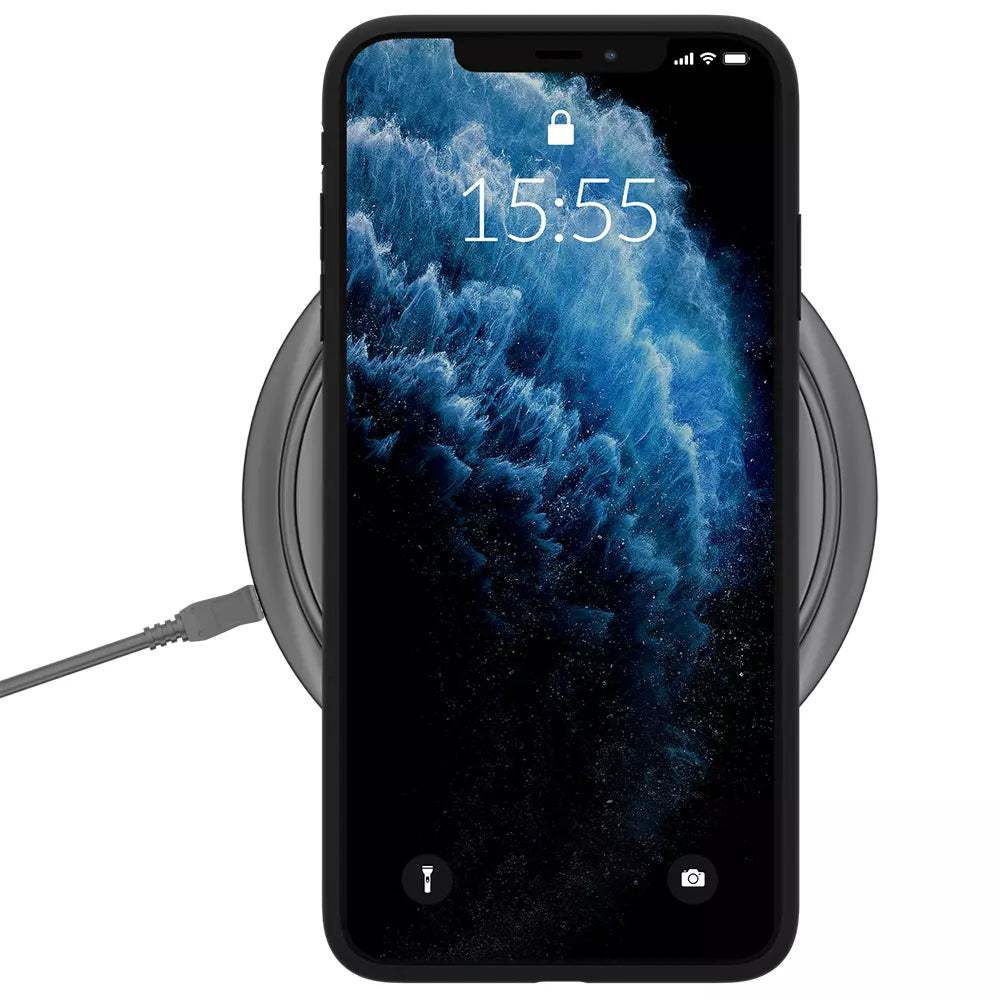 Fodral för Apple iPhone 11, 3MK, Matt svart