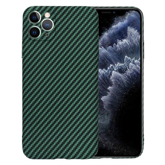 Fodral för Apple iPhone 11 Pro Max, Techsuit, Carbonite FiberShell, Grön