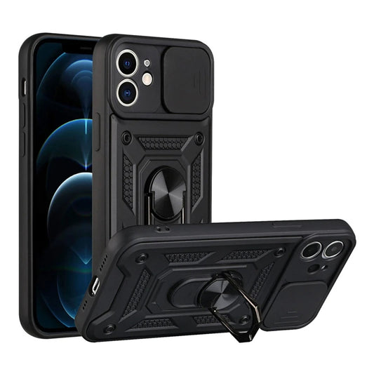 Fodral för Apple iPhone 11, Techsuit, CamShield, Svart
