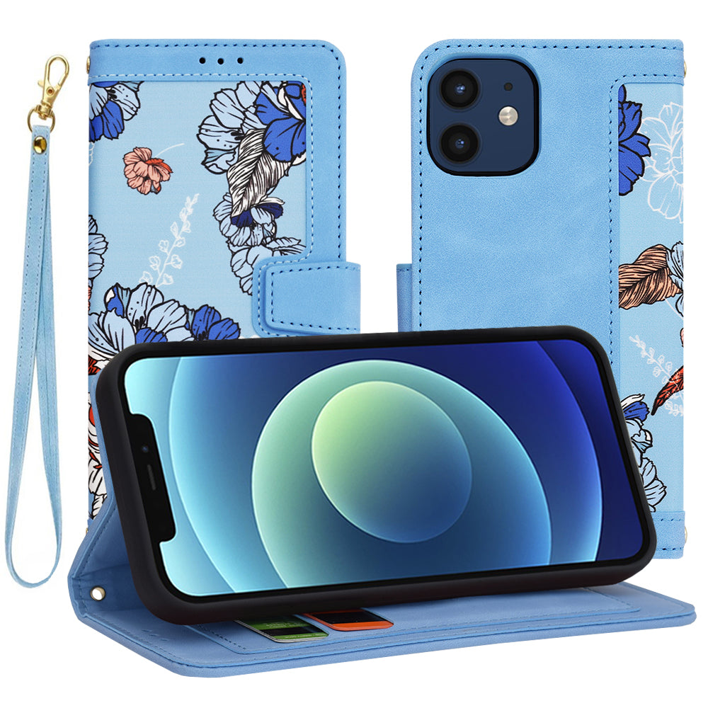 Case for Apple iPhone 12 / 12 Pro, Techsuit, FlipCraft, Blue