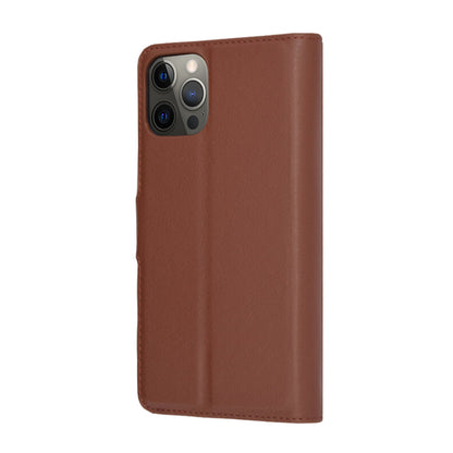 Case for Apple iPhone 12 Pro, Techsuit, Leather Folio, Brown