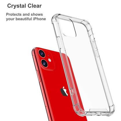 Fodral för Apple iPhone 12, Techsuit, Stötsäker Klar, Transparent