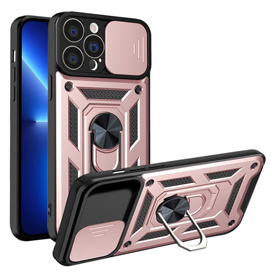 Fodral för Apple iPhone 13 Pro, Techsuit, CamShield, Rosa