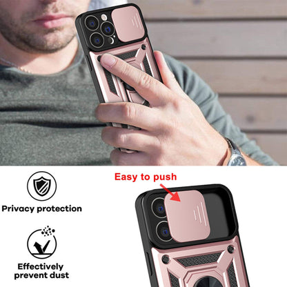 Fodral för Apple iPhone 13 Pro, Techsuit, CamShield, Rosa