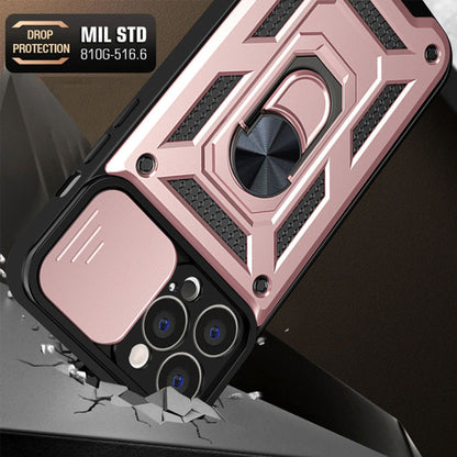 Fodral för Apple iPhone 13 Pro, Techsuit, CamShield, Rosa