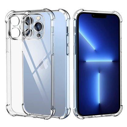 Fodral för Apple iPhone 13 Pro, Techsuit, Stötsäker Klar, Transparent