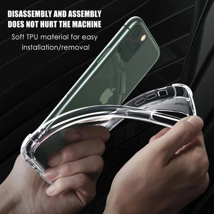 Fodral för Apple iPhone 13 Pro, Techsuit, Stötsäker Klar, Transparent