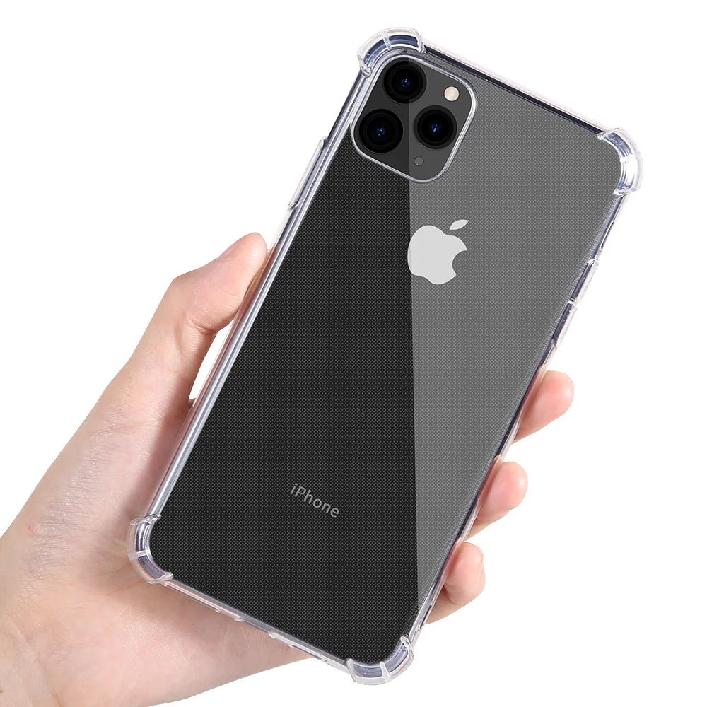 Fodral för Apple iPhone 13 Pro, Techsuit, Stötsäker Klar, Transparent