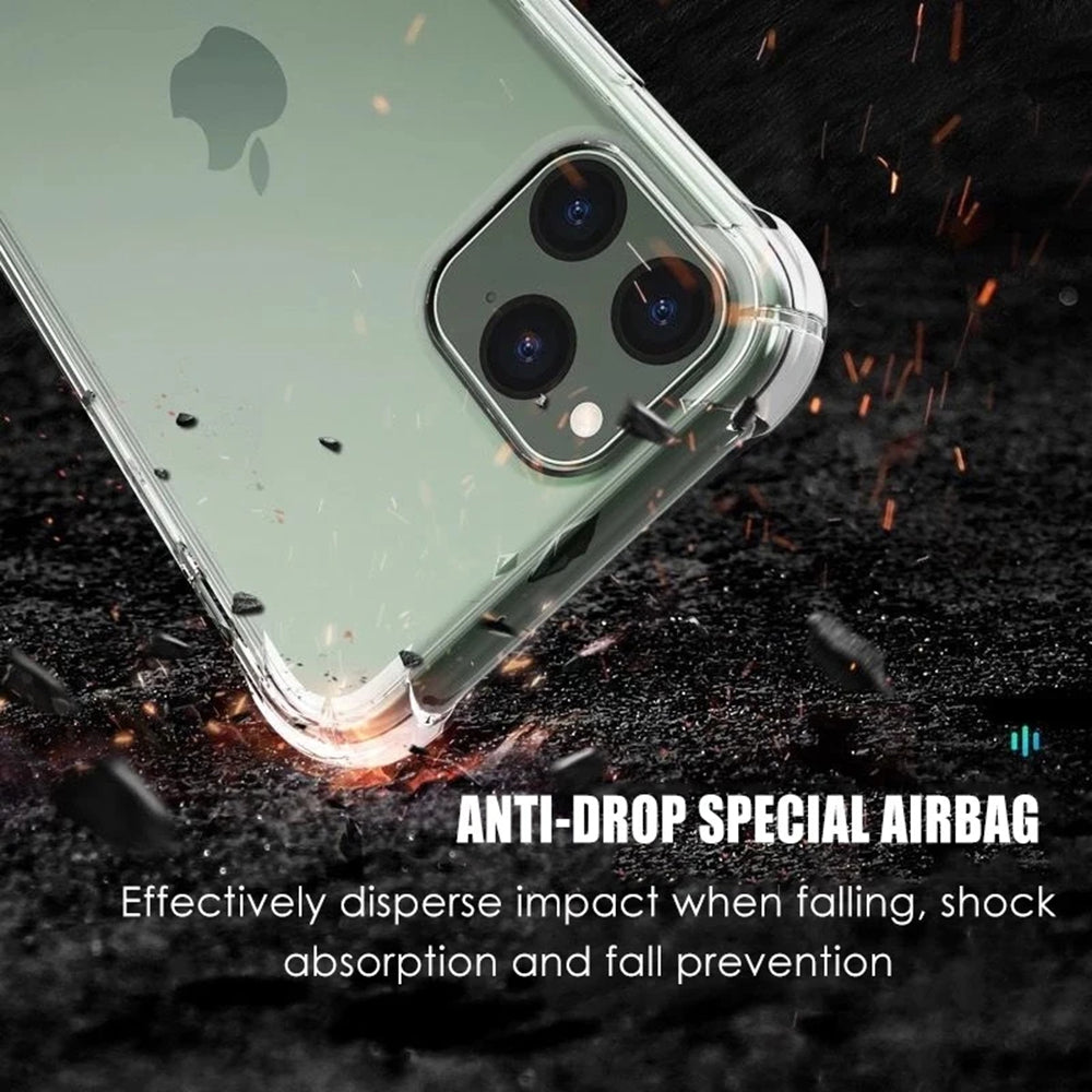 Fodral för Apple iPhone 13 Pro, Techsuit, Stötsäker Klar, Transparent