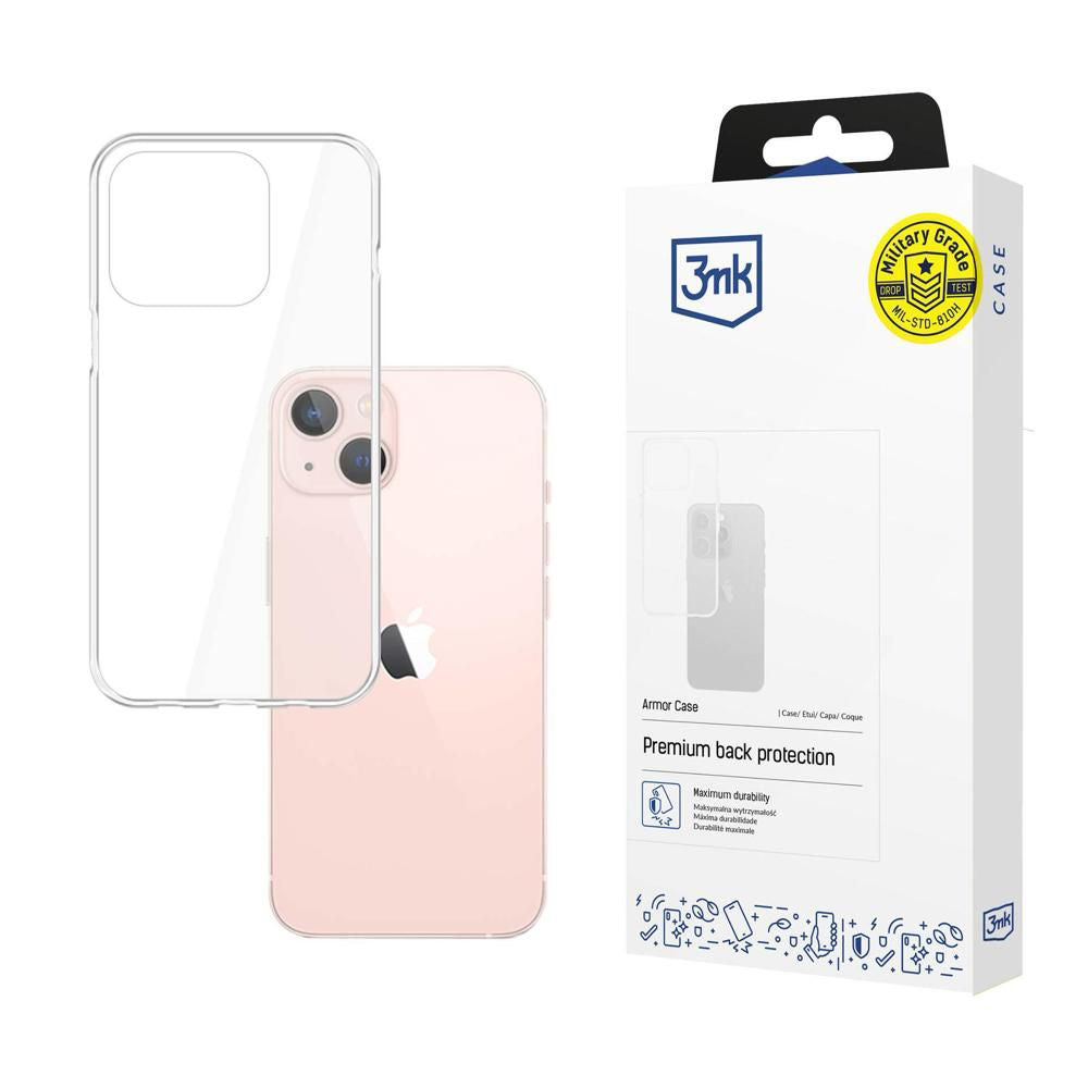 Fodral för Apple iPhone 14, 3MK, Armor, Transparent