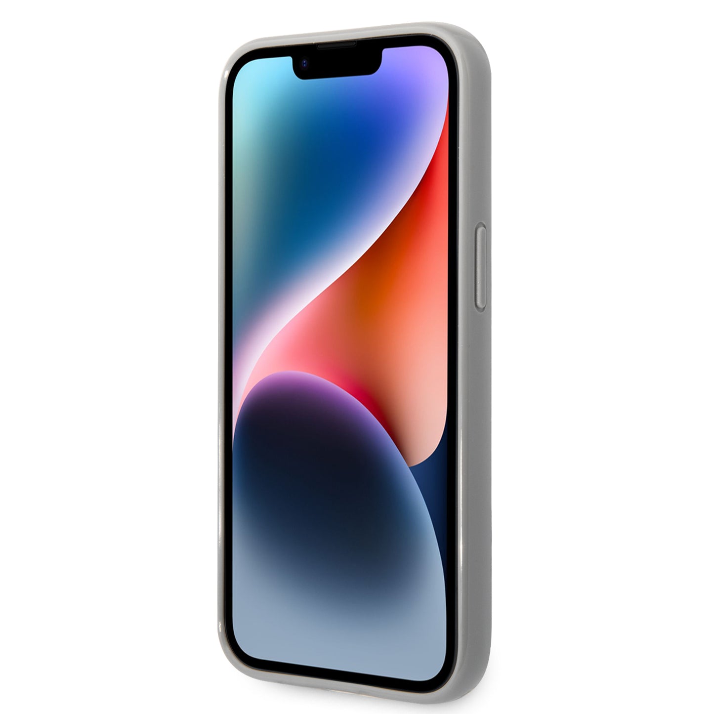 Fodral för Apple iPhone 14 Plus, Karl Lagerfeld, Monogram Iridescent, Silver