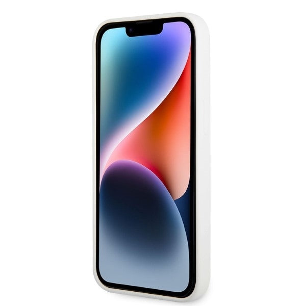 Fodral för Apple iPhone 14 Plus, Karl Lagerfeld, Silicone Ikonik Karl, Vit