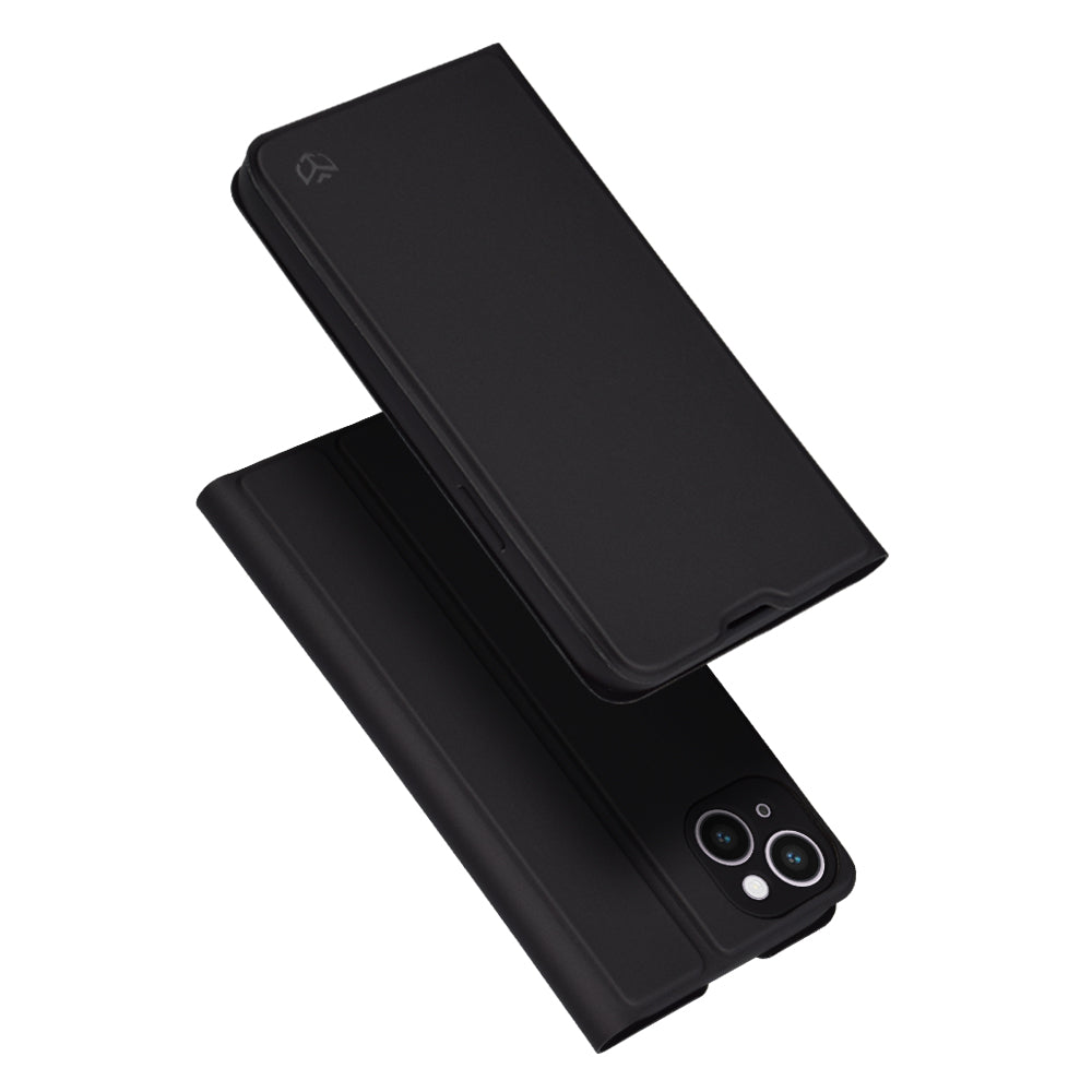 Fodral för Apple iPhone 14 Plus, Techsuit, Magskin Book, Svart