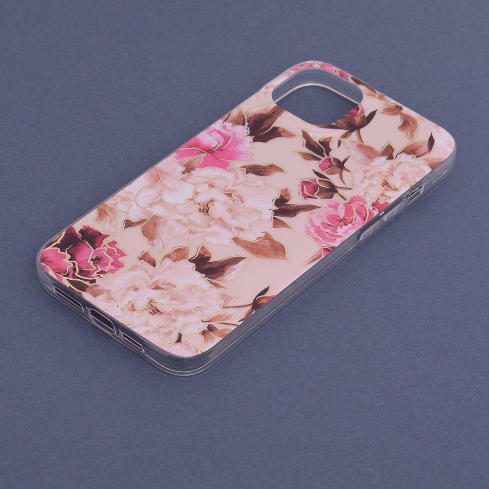 Fodral för Apple iPhone 14 Plus, Techsuit, Marble, Beige
