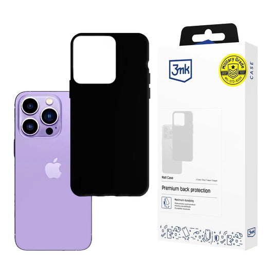 Skyddsfodral för Apple iPhone 14 Pro Max, 3MK, Matt Svart