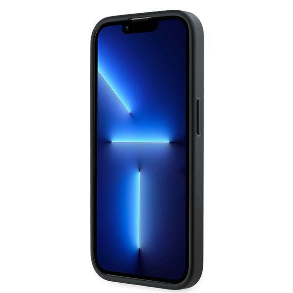 Fodral för Apple iPhone 14 Pro Max, Karl Lagerfeld, Diagonal Quilted Script, Svart