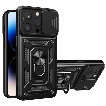 Fodral för Apple iPhone 14 Pro Max, Techsuit, CamShield, Svart