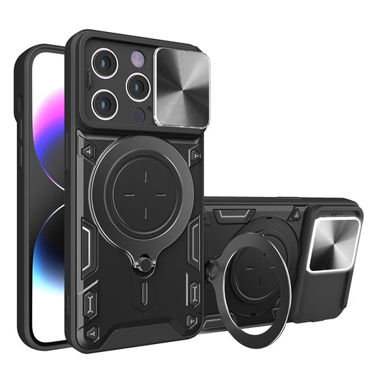 Fodral för Apple iPhone 14 Pro, Techsuit, CamGuard Pro, Svart
