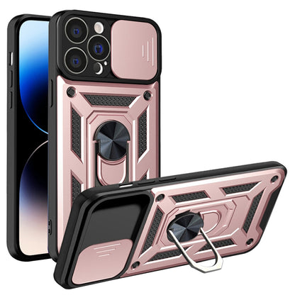 Fodral för Apple iPhone 14 Pro, Techsuit, CamShield, Rosa