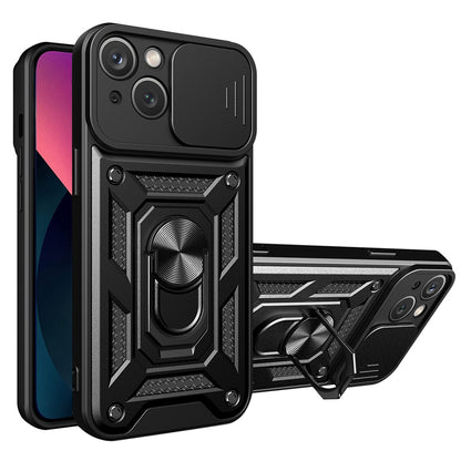 Fodral för Apple iPhone 14, Techsuit, CamShield, Svart