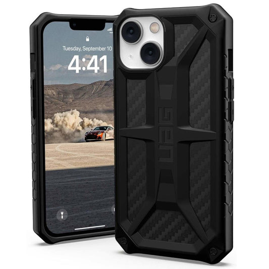 Fodral för Apple iPhone 14, Urban Armor Gear, Monarch Carbon, Svart