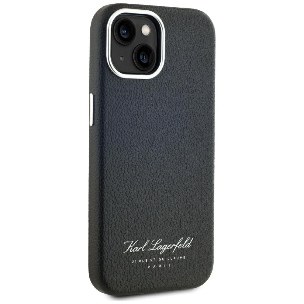Skyddsfodral för Apple iPhone 15, Karl Lagerfeld, RSG, Svart