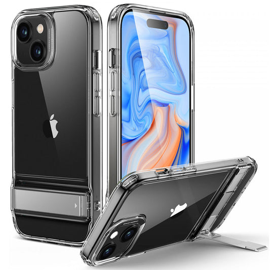 Skyddsfodral för Apple iPhone 15 Plus, ESR, Air Shield Boost Kickstand, Transparent