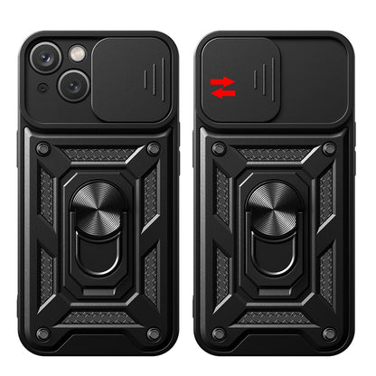 Fodral för Apple iPhone 15 Plus, Techsuit, CamShield, Grön