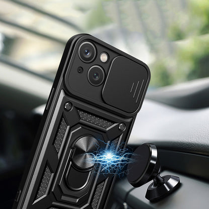 Fodral för Apple iPhone 15 Plus, Techsuit, CamShield, Grön