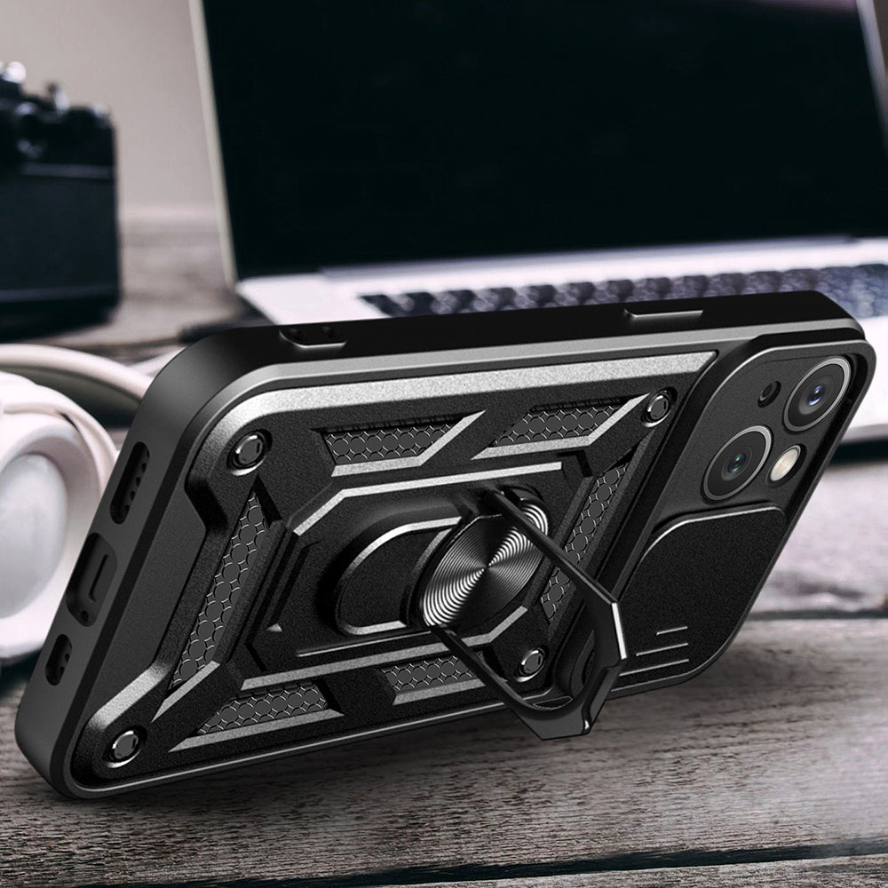 Fodral för Apple iPhone 15 Plus, Techsuit, CamShield, Grön