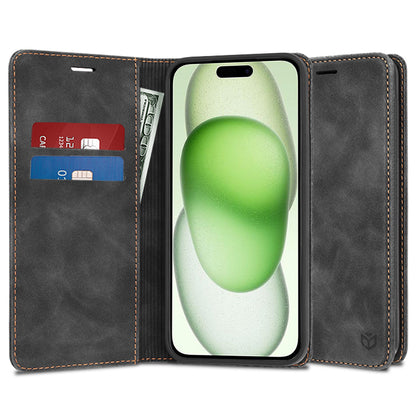 Fodral för Apple iPhone 15 Plus, Techsuit, Confy, Svart