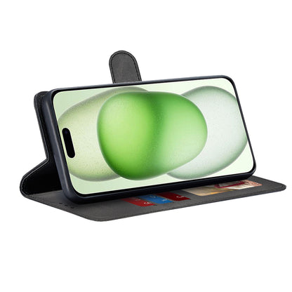 Fodral för Apple iPhone 15 Plus, Techsuit, Diary Book, Svart