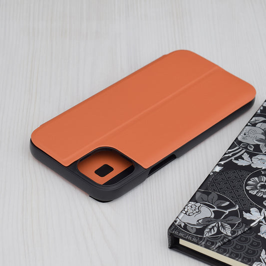 Fodral för Apple iPhone 15 Plus, Techsuit, eFold, Orange