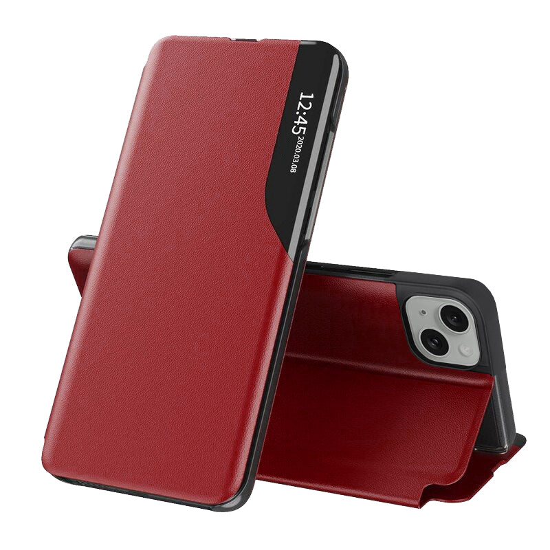 Fodral för Apple iPhone 15 Plus, Techsuit, eFold, Röd