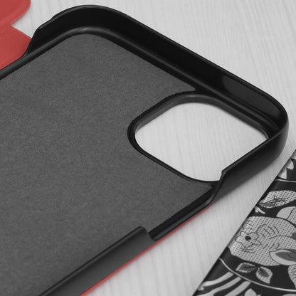 Fodral för Apple iPhone 15 Plus, Techsuit, eFold, Röd