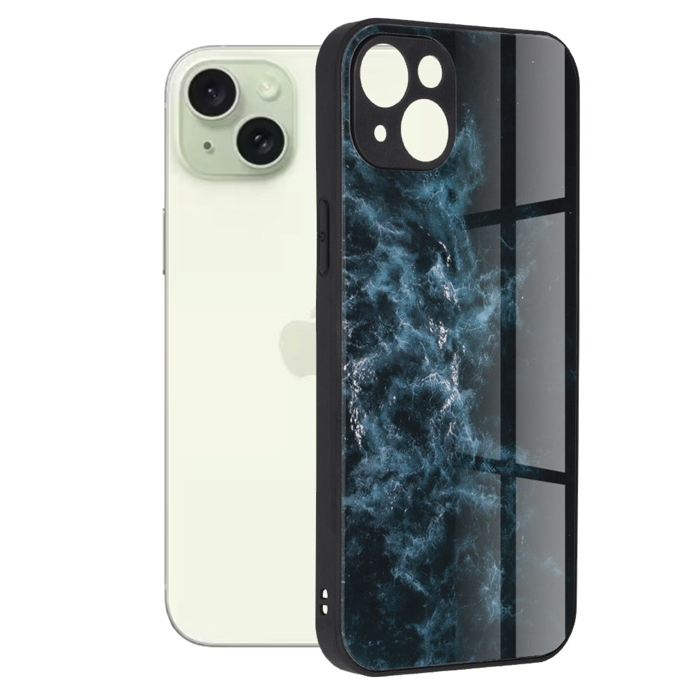 Fodral för Apple iPhone 15 Plus, Techsuit, Glaze, Blå