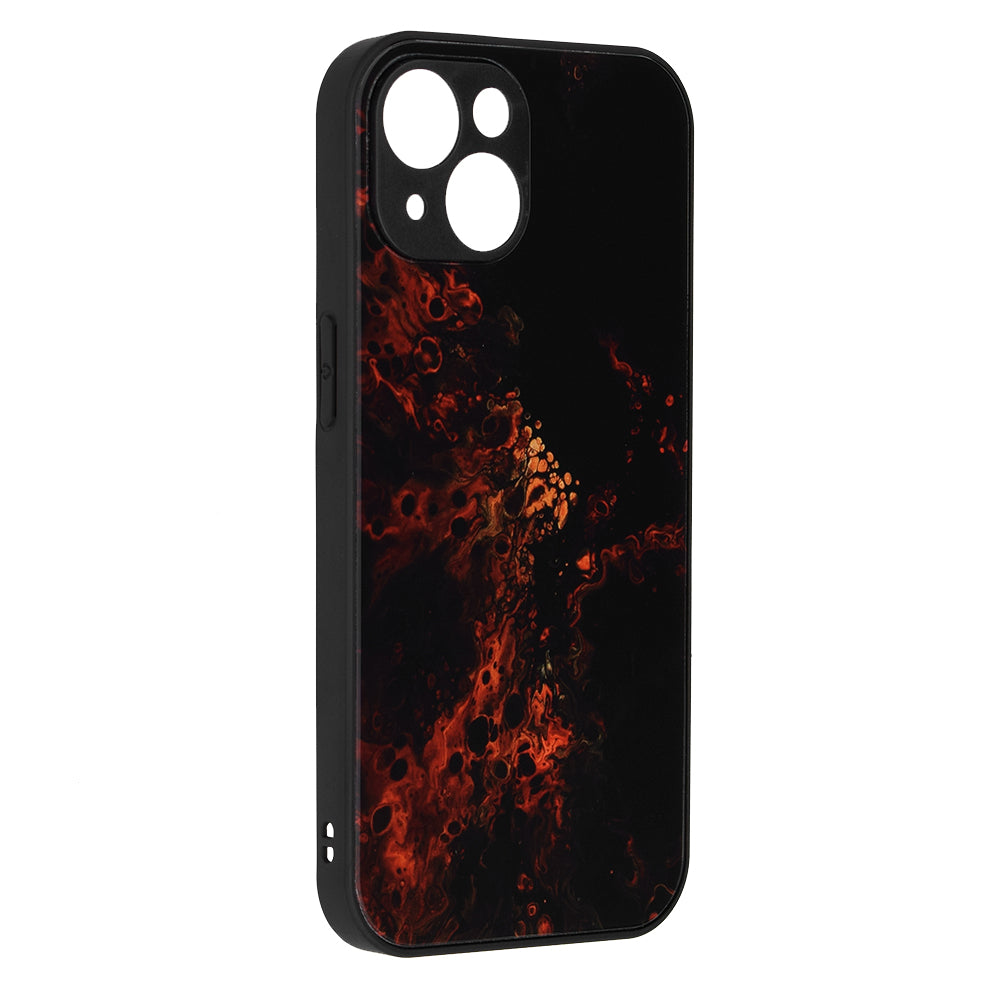 Fodral för Apple iPhone 15 Plus, Techsuit, Glaze, Röd