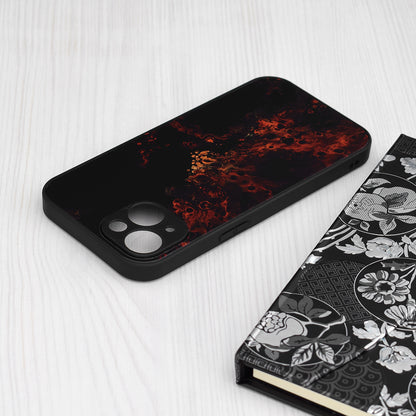 Fodral för Apple iPhone 15 Plus, Techsuit, Glaze, Röd