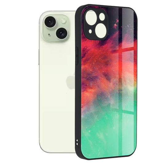 Fodral för Apple iPhone 15 Plus, Techsuit, Glaze, Turkos