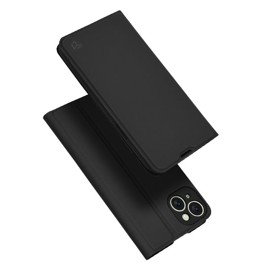 Fodral för Apple iPhone 15 Plus, Techsuit, Magskin Book, Svart