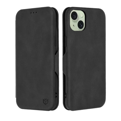 Fodral för Apple iPhone 15 Plus, Techsuit, Safe Wallet Plus, Svart