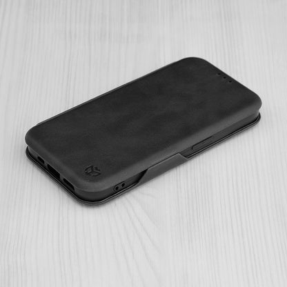 Fodral för Apple iPhone 15 Plus, Techsuit, Safe Wallet Plus, Svart