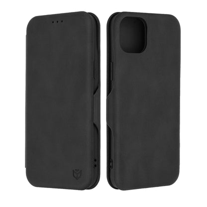 Fodral för Apple iPhone 15 Plus, Techsuit, Safe Wallet Plus, Svart