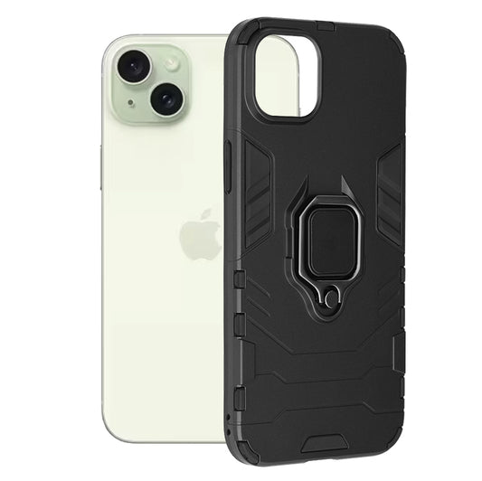 Fodral för Apple iPhone 15 Plus, Techsuit, Shield, Svart