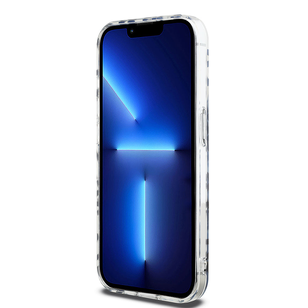 Fodral för Apple iPhone 15 Pro, Karl Lagerfeld, IML Electroplated Repeated Logo, Guld