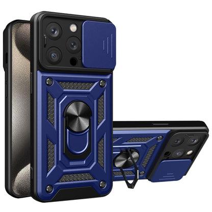 Fodral för Apple iPhone 15 Pro Max, Techsuit, CamShield, Blå